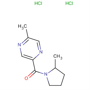 Pyrrolidine, 2-methyl-1-[(5-methylpyrazinyl)carbonyl]-, dihydrochloride