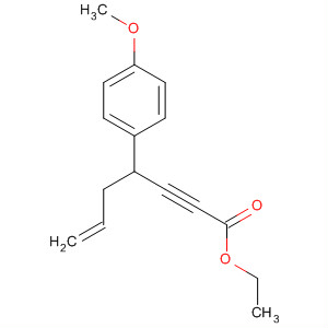 6-Hepten-2-ynoic acid, 4-(4-methoxyphenyl)-, ethyl ester
