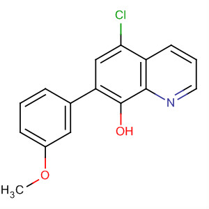 8-Quinolinol, 5-chloro-7-(3-methoxyphenyl)-