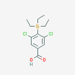 Benzoic acid, 3,5-dichloro-4-(triethylsilyl)-