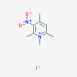 Pyridinium, 1,2,4,6-tetramethyl-3-nitro-, iodide