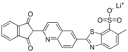lithium 2-[2-(2,3-dihydro-1,3-dioxo-1H-inden-2-yl)-6-quinolyl]-6-methylbenzothiazole-7-sulphonate