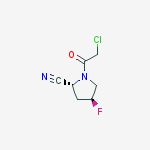 2-Pyrrolidinecarbonitrile, 1-(chloroacetyl)-4-fluoro-, (2R,4S)-