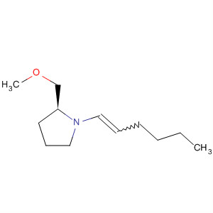 Pyrrolidine, 1-(1-hexenyl)-2-(methoxymethyl)-, (2S)-