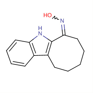 6H-Cyclooct[b]indol-6-one, 5,7,8,9,10,11-hexahydro-, oxime