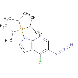 1H-Pyrrolo[2,3-b]pyridine, 5-azido-4-chloro-1-[tris(1-methylethyl)silyl]-
