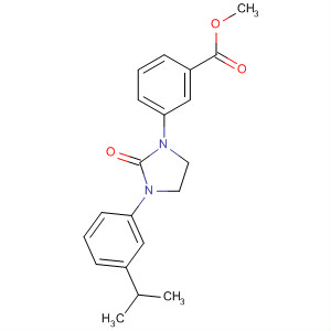 Benzoic acid, 3-[3-[3-(1-methylethyl)phenyl]-2-oxo-1-imidazolidinyl]-,methyl ester