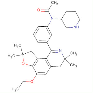 3-Piperidinamine,1-acetyl-N-[3-(6-ethoxy-3,4,8,9-tetrahydro-3,3,8,8-tetramethylfuro[2,3-h]isoquinolin-1-yl)phenyl]-