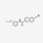 2-Naphthalenecarboxamide, 6-cyano-N-(3-ethoxyphenyl)-