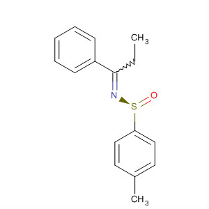 Benzenesulfinamide, 4-methyl-N-(1-phenylpropylidene)-, (S)-