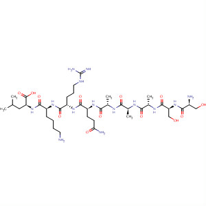L-Leucine,L-seryl-L-seryl-L-alanyl-L-alanyl-L-alanyl-L-glutaminyl-L-arginyl-L-lysyl-