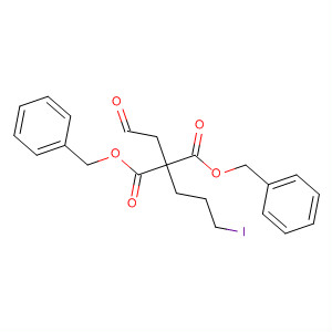 Propanedioic acid, (3-iodopropyl)(2-oxoethyl)-, bis(phenylmethyl) ester