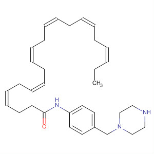 4,7,10,13,16,19-Docosahexaenamide,N-[4-(1-piperazinylmethyl)phenyl]-, (4Z,7Z,10Z,13Z,16Z,19Z)-