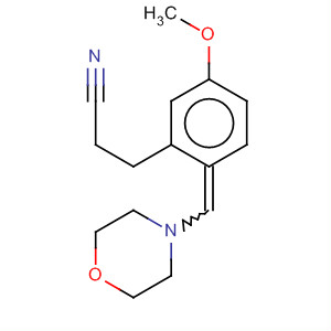 Benzenepropanenitrile, 4-methoxy-a-(4-morpholinylmethylene)-