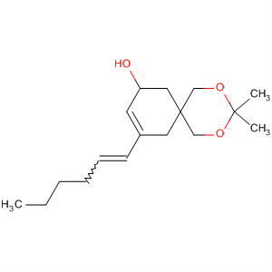2,4-Dioxaspiro[5.5]undec-9-en-8-ol, 10-(1-hexenyl)-3,3-dimethyl-