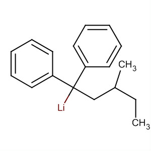 Lithium, (3-methyl-1,1-diphenylpentyl)-
