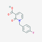 3-Pyridinecarboxylic acid, 1-[(4-fluorophenyl)methyl]-1,2-dihydro-2-oxo-