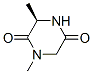 2,5-PIPERAZINEDIONE,1,3-DIMETHYL-,(R)-