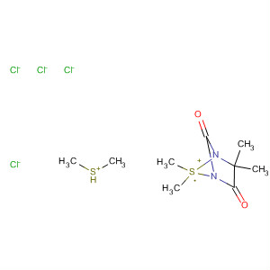 Sulfonium, (4,4-dimethyl-2,5-dioxo-1,3-imidazolidinediyl)bis[dimethyl-,dichloride