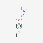 2-(Diethylamino)ethyl=p-(ethylthio)benzoate