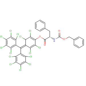 L-Phenylalanine, N-[(phenylmethoxy)carbonyl]-,4-[bis(pentachlorophenyl)methylene]-2,3,5,6-tetrachlorophenyl ester
