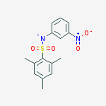 (3-nitrophenyl)-(2,4,6-trimethylphenyl)sulfonylazanide