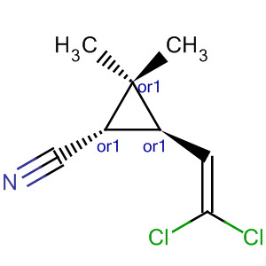 Cyclopropanecarbonitrile, 3-(2,2-dichloroethenyl)-2,2-dimethyl-, trans-