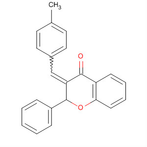 4H-1-Benzopyran-4-one,2,3-dihydro-3-[(4-methylphenyl)methylene]-2-phenyl-