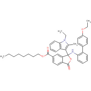 5-Isobenzofurancarboxylic acid,3-[(4-ethoxyphenyl)phenylamino]-3-(1-ethyl-2-methyl-1H-indol-3-yl)-1,3-dihydro-1-oxo-, octyl ester