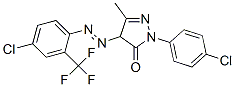 2-(4-chlorophenyl)-4-[[4-chloro-2-(trifluoromethyl)phenyl]azo]-2,4-dihydro-5-methyl-3H-pyrazol-3-one
