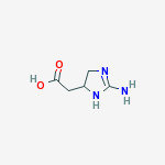 (2-amino-4,5-dihydro-1H-imidazol-5-yl)acetic acid