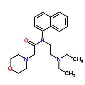 N-[2-(diethylamino)ethyl]-2-morpholin-4-yl-N-naphthalen-1-ylacetamide