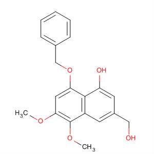 2-Naphthalenemethanol, 4-hydroxy-7,8-dimethoxy-5-(phenylmethoxy)-