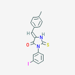 (5Z)-3-(3-iodophenyl)-5-[(4-methylphenyl)methylidene]-2-thioxoimidazolidin-4-one