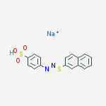 4-[(E)-(naphthalen-2-ylsulfanyl)diazenyl]benzenesulfonic acid