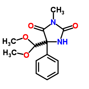 5-(dimethoxymethyl)-3-methyl-5-phenylimidazolidine-2,4-dione