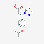 3-(4-ISOPROPOXYPHENYL)-3-(1H-TETRAZOL-1-YL)PROPANOIC ACID