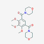 4,4'-[(4,5,6-trimethoxybenzene-1,3-diyl)dicarbonyl]dimorpholine