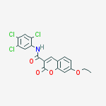 7-ethoxy-2-oxo-N-(2,4,5-trichlorophenyl)-2H-chromene-3-carboxamide