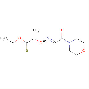 Propanethioic acid, 2-[[[2-(4-morpholinyl)-2-oxoethylidene]amino]oxy]-,S-ethyl ester