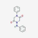 1-phenyl-4-(phenylamino)piperazine-2,5-dione