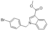 1H-INDOLE-3-CARBOXYLIC ACID, 1-[(4-BROMOPHENYL)METHYL]-, METHYL ESTER
