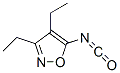 Isoxazole,3,4-diethyl-5-isocyanato-