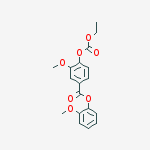 2-methoxyphenyl 4-[(ethoxycarbonyl)oxy]-3-methoxybenzoate
