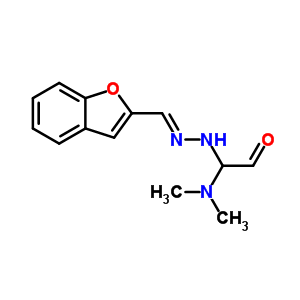 2-[(2e)-2-(1-benzofuran-2-ylmethylidene)hydrazinyl]-2-(dimethylamino)acetaldehyde