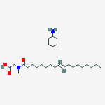 GLYCINE,N-METHYL-N-(1-OXO-9-OCTADECENYL)-,COMPD. WITH CYCLOHEXANAMINE (1:1)