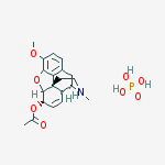 (6alpha)-3-methoxy-17-methyl-7,8-didehydro-4,5-epoxymorphinan-6-yl acetate phosphate