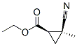 Cyclopropanecarboxylicacid, 2-cyano-2-methyl-, ethyl ester, (1R,2R)-rel-