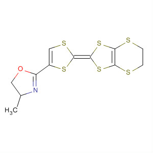 Oxazole,2-[2-(5,6-dihydro-1,3-dithiolo[4,5-b][1,4]dithiin-2-ylidene)-1,3-dithiol-4-yl]-4,5-dihydro-4-methyl-