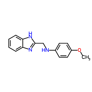 N-(1H-benzimidazol-2-ylmethyl)-4-methoxyaniline